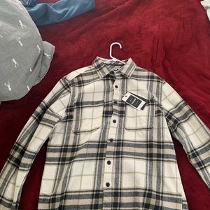 Denim and Flower Flannel Overshirt